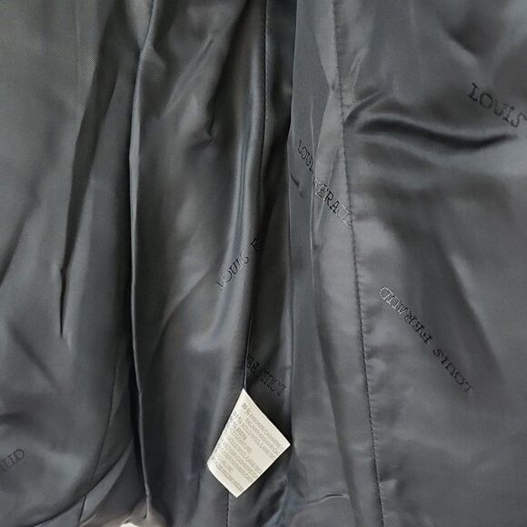 Louis Feraud Brown Cashmere Angora Blend Single Breasted Blazer Jacket 12 - Picture 10 of 12